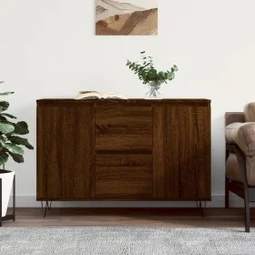 Aparador de madera de ingeniería marrón roble 104x35x70 cm de vidaXL, Aparadores - Ref: Foro24-827211, Precio: 89,48 €, Descu...