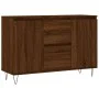 Aparador de madera de ingeniería marrón roble 104x35x70 cm de vidaXL, Aparadores - Ref: Foro24-827211, Precio: 89,48 €, Descu...