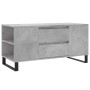 Mesa de centro madera ingeniería gris hormigón 102x44,5x50 cm en Mesas de centro | Comprar online en Foru.es