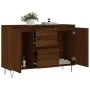 Aparador de madera de ingeniería marrón roble 104x35x70 cm de vidaXL, Aparadores - Ref: Foro24-827211, Precio: 89,48 €, Descu...