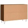 Aparador de madera de ingeniería marrón roble 104x35x70 cm de vidaXL, Aparadores - Ref: Foro24-827211, Precio: 89,48 €, Descu...