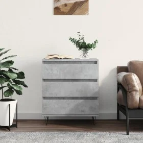 Aparador de madera contrachapada gris hormigón 60x35x70 cm de vidaXL, Aparadores - Ref: Foro24-827184, Precio: 62,01 €, Descu...