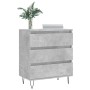 Aparador de madera contrachapada gris hormigón 60x35x70 cm de vidaXL, Aparadores - Ref: Foro24-827184, Precio: 63,14 €, Descu...