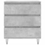 Aparador de madera contrachapada gris hormigón 60x35x70 cm de vidaXL, Aparadores - Ref: Foro24-827184, Precio: 63,14 €, Descu...
