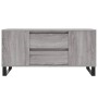 Mesa de centro madera de ingeniería gris Sonoma 102x44,5x50 cm en Mesas de centro | Comprar online en Foru.es