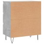 Aparador de madera contrachapada gris hormigón 60x35x70 cm de vidaXL, Aparadores - Ref: Foro24-827184, Precio: 63,14 €, Descu...