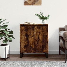 Aparador madera contrachapada color roble ahumado 60x35x70 cm de vidaXL, Aparadores - Ref: Foro24-827169, Precio: 65,26 €, De...