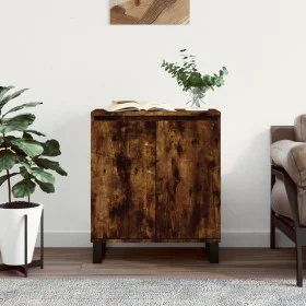 Aparador madera contrachapada color roble ahumado 60x35x70 cm de vidaXL, Aparadores - Ref: Foro24-827169, Precio: 64,36 €, De...