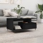 Mesa de centro madera contrachapada negro 90x49x45 cm en Mesas de centro | Comprar online en Foru.es