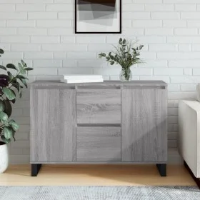 Sonoma gray engineered wood sideboard 104x35x70 cm by vidaXL, Sideboards - Ref: Foro24-827218, Price: 100,27 €, Discount: %