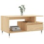 Mesa de centro madera contrachapada roble Sonoma 90x49x45 cm en Mesas de centro | Comprar online en Foru.es