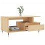 Mesa de centro madera contrachapada roble Sonoma 90x49x45 cm en Mesas de centro | Comprar online en Foru.es