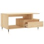 Mesa de centro madera contrachapada roble Sonoma 90x49x45 cm en Mesas de centro | Comprar online en Foru.es