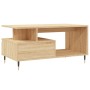 Mesa de centro madera contrachapada roble Sonoma 90x49x45 cm en Mesas de centro | Comprar online en Foru.es