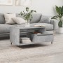 Mesa de centro madera contrachapada gris hormigón 90x49x45 cm en Mesas de centro | Comprar online en Foru.es