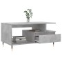 Mesa de centro madera contrachapada gris hormigón 90x49x45 cm en Mesas de centro | Comprar online en Foru.es