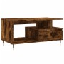 Mesa de centro madera contrachapada roble ahumado 90x49x45 cm en Mesas de centro | Comprar online en Foru.es