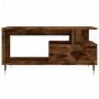Mesa de centro madera contrachapada roble ahumado 90x49x45 cm en Mesas de centro | Comprar online en Foru.es