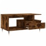 Mesa de centro madera contrachapada roble ahumado 90x49x45 cm en Mesas de centro | Comprar online en Foru.es
