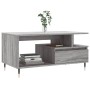 Mesa de centro madera contrachapada gris Sonoma 90x49x45 cm en Mesas de centro | Comprar online en Foru.es