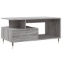 Mesa de centro madera contrachapada gris Sonoma 90x49x45 cm en Mesas de centro | Comprar online en Foru.es