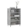 Aparador alto madera de ingeniería gris hormigón 57x35x90 cm de vidaXL, Aparadores - Ref: Foro24-827224, Precio: 54,91 €, Des...