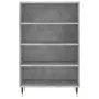 Aparador alto madera de ingeniería gris hormigón 57x35x90 cm de vidaXL, Aparadores - Ref: Foro24-827224, Precio: 54,91 €, Des...