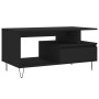 Mesa de centro madera contrachapada negro 90x49x45 cm en Mesas de centro | Comprar online en Foru.es