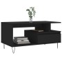 Mesa de centro madera contrachapada negro 90x49x45 cm en Mesas de centro | Comprar online en Foru.es
