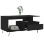 Mesa de centro madera contrachapada negro 90x49x45 cm en Mesas de centro | Comprar online en Foru.es