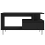 Mesa de centro madera contrachapada negro 90x49x45 cm en Mesas de centro | Comprar online en Foru.es