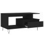 Mesa de centro madera contrachapada negro 90x49x45 cm en Mesas de centro | Comprar online en Foru.es