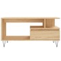 Mesa de centro madera contrachapada roble Sonoma 90x49x45 cm en Mesas de centro | Comprar online en Foru.es