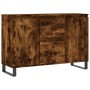 Aparador de madera de ingeniería roble ahumado 104x35x70 cm de vidaXL, Aparadores - Ref: Foro24-827217, Precio: 97,79 €, Desc...