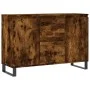 Smoked oak engineered wood sideboard 104x35x70 cm by vidaXL, Sideboards - Ref: Foro24-827217, Price: 97,15 €, Discount: %