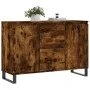 Smoked oak engineered wood sideboard 104x35x70 cm by vidaXL, Sideboards - Ref: Foro24-827217, Price: 97,15 €, Discount: %