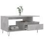 Mesa de centro madera contrachapada gris hormigón 90x49x45 cm en Mesas de centro | Comprar online en Foru.es