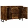 Smoked oak engineered wood sideboard 104x35x70 cm by vidaXL, Sideboards - Ref: Foro24-827217, Price: 97,15 €, Discount: %