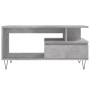 Mesa de centro madera contrachapada gris hormigón 90x49x45 cm en Mesas de centro | Comprar online en Foru.es