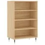 Aparador alto madera de ingeniería roble Sonoma 57x35x90 cm de vidaXL, Aparadores - Ref: Foro24-827223, Precio: 54,91 €, Desc...
