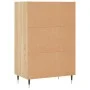 Aparador alto madera de ingeniería roble Sonoma 57x35x90 cm de vidaXL, Aparadores - Ref: Foro24-827223, Precio: 54,91 €, Desc...