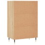 Aparador alto madera de ingeniería roble Sonoma 57x35x90 cm de vidaXL, Aparadores - Ref: Foro24-827223, Precio: 55,87 €, Desc...