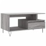 Mesa de centro madera contrachapada gris Sonoma 90x49x45 cm en Mesas de centro | Comprar online en Foru.es