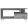 Mesa de centro madera contrachapada gris Sonoma 90x49x45 cm en Mesas de centro | Comprar online en Foru.es