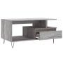 Mesa de centro madera contrachapada gris Sonoma 90x49x45 cm en Mesas de centro | Comprar online en Foru.es