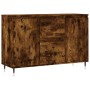 Aparador de madera de ingeniería roble ahumado 104x35x70 cm de vidaXL, Aparadores - Ref: Foro24-827201, Precio: 89,19 €, Desc...