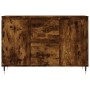 Aparador de madera de ingeniería roble ahumado 104x35x70 cm de vidaXL, Aparadores - Ref: Foro24-827201, Precio: 89,19 €, Desc...