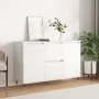 Aparador de madera de ingeniería blanco 104x35x70 cm de vidaXL, Aparadores - Ref: Foro24-827196, Precio: 91,15 €, Descuento: %