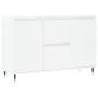 Aparador de madera de ingeniería blanco 104x35x70 cm de vidaXL, Aparadores - Ref: Foro24-827196, Precio: 91,15 €, Descuento: %