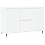 Aparador de madera de ingeniería blanco 104x35x70 cm de vidaXL, Aparadores - Ref: Foro24-827196, Precio: 87,97 €, Descuento: %